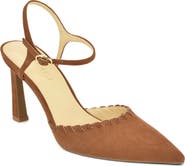 Nine West Dezo Faux Suede Pointed Toe Slingback Pump