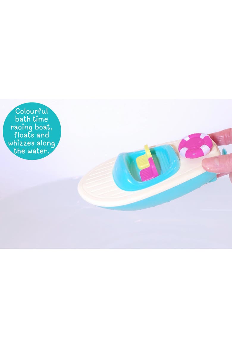 Bath Time Race Boat, Alternate, color, Multicolored