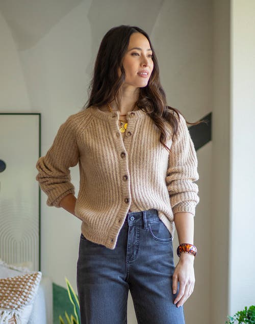Carve Designs Daphne Wool Cardigan In Neutral