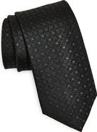 Duchamp Grid Silk Tie