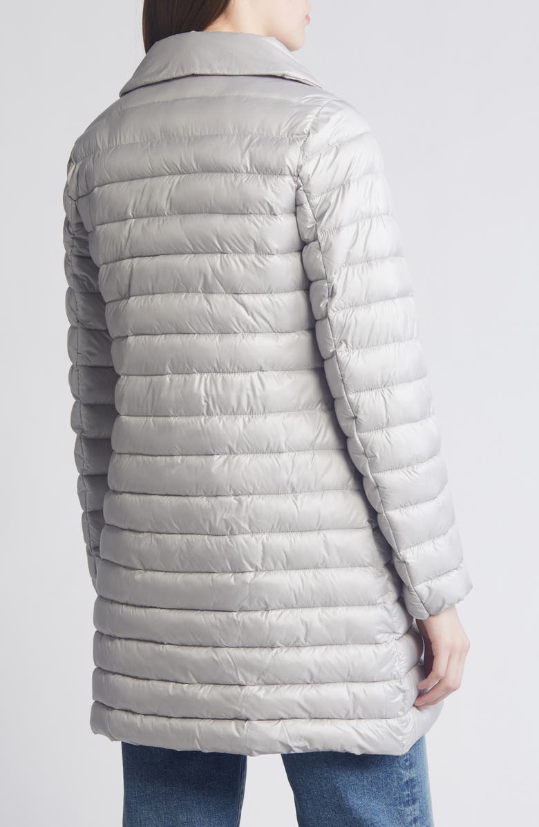 BCBGMAXAZRIA Paneled Water Resistant Snap Front Walking Puffer Coat, Alternate, color,