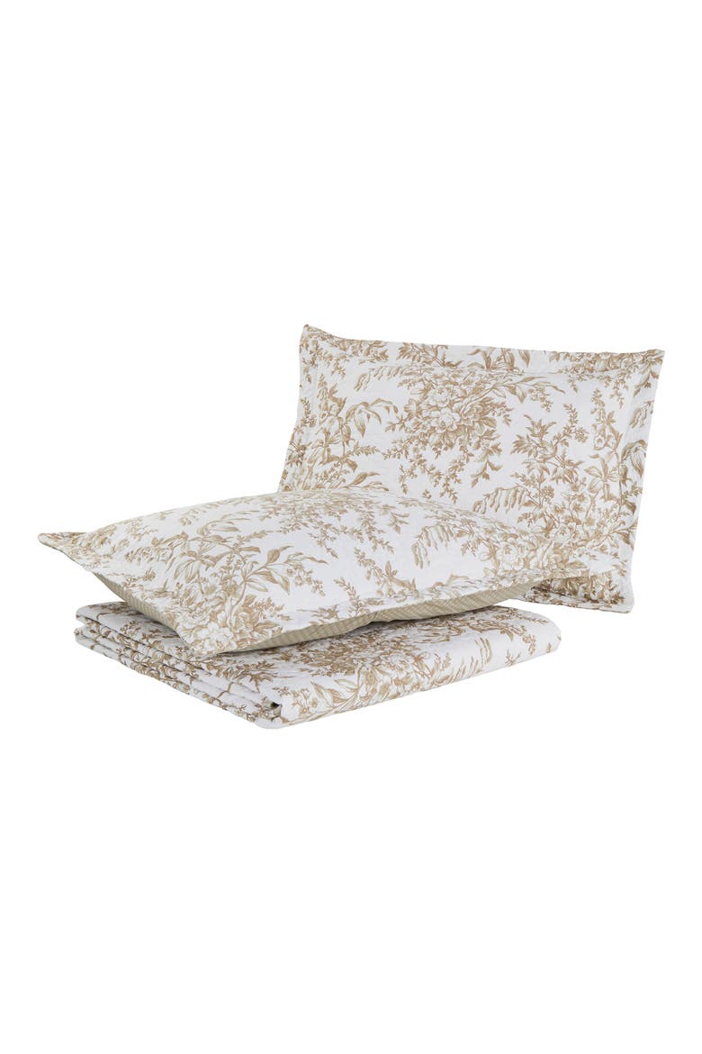 Bedford Quilt & Sham Set, Main, color, MOCHA