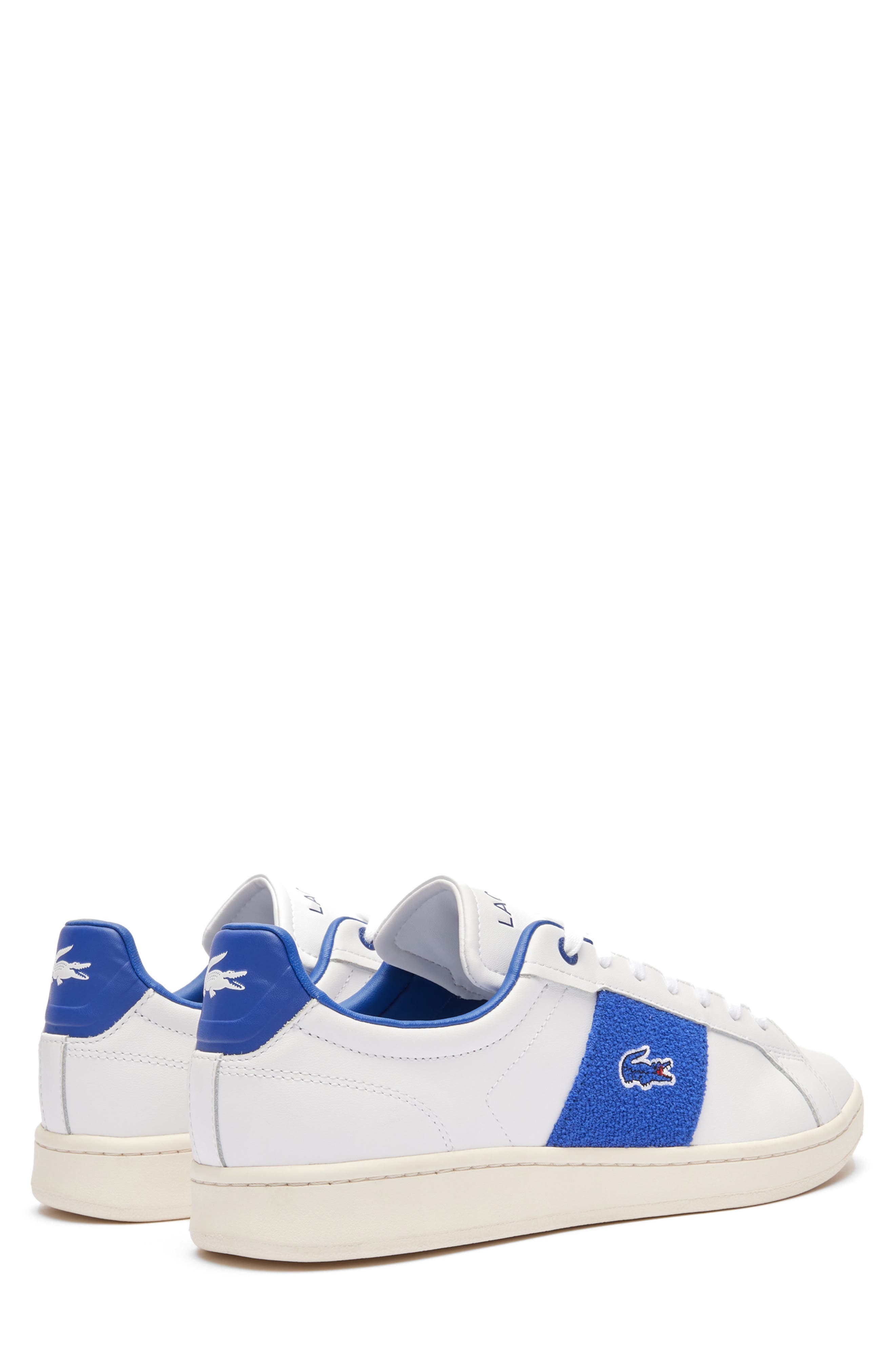 Lacoste Carnaby Pro Sneaker, Alternate, color, White/ Blue