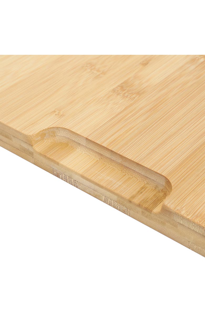 Megachef 20 x 14 Inch Rectangle Wood Cutting Board, Alternate, color, Bamboo