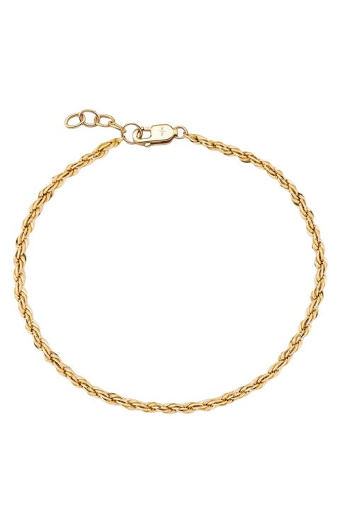 French Rope Chain Bracelet