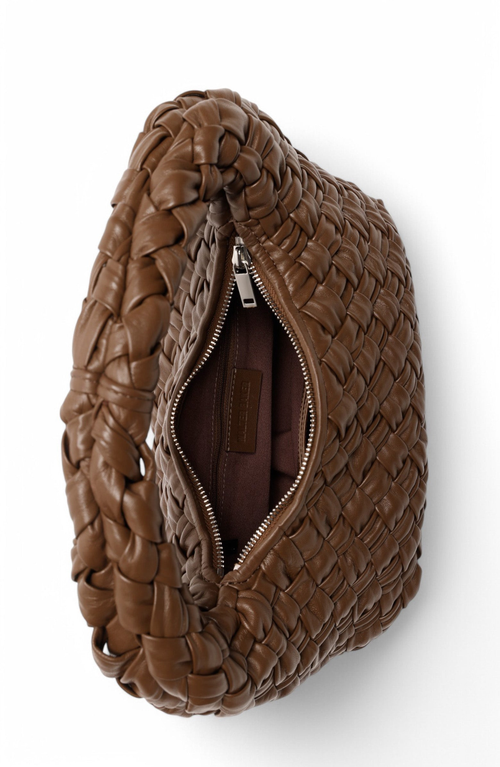 Walter Baker Indie Leather Hobo Bag In Brown