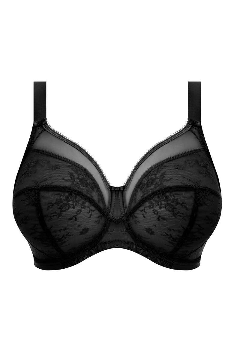 Verity Full Figure Underwire Bra, Alternate, color, BLACK