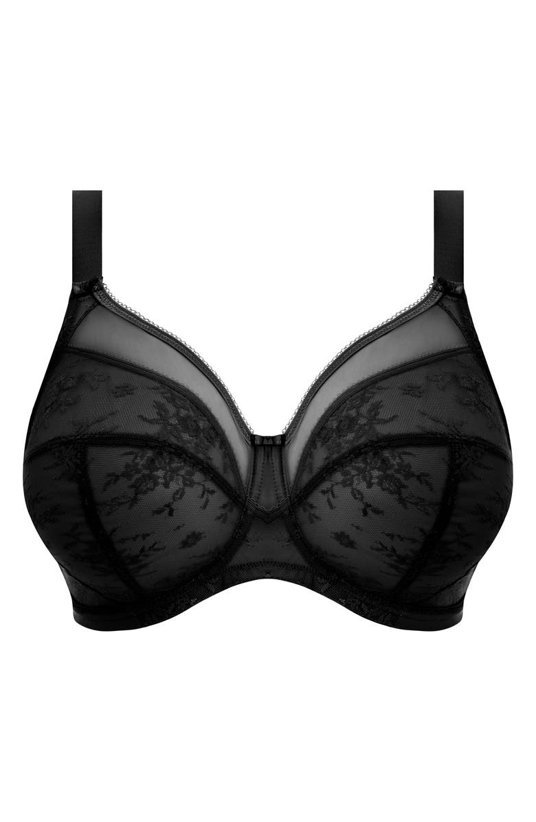Goddess Verity Full Figure Underwire Bra, Alternate, color, Black