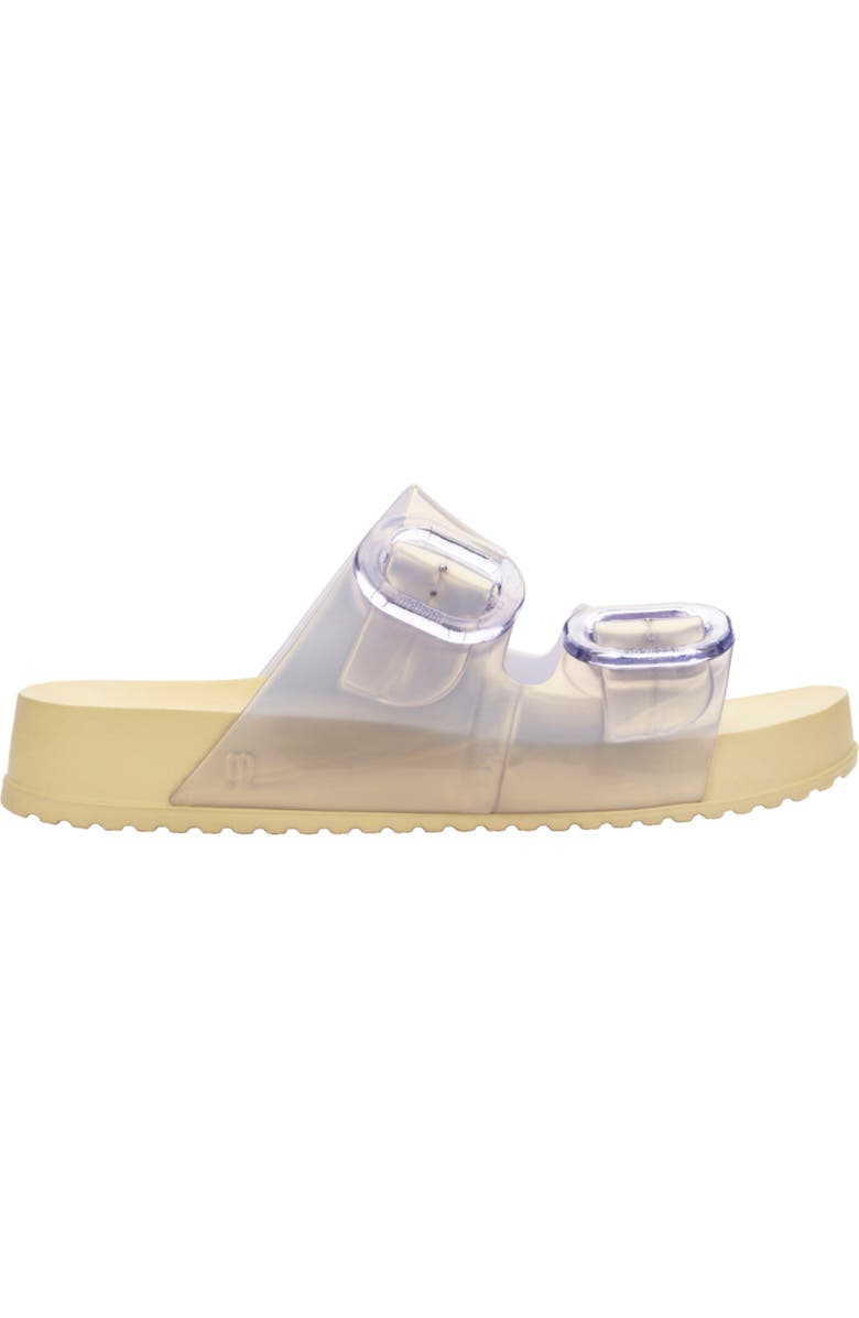 Melissa Cozy Buckle Slide Sandal, Alternate, color, Pearly Yellow