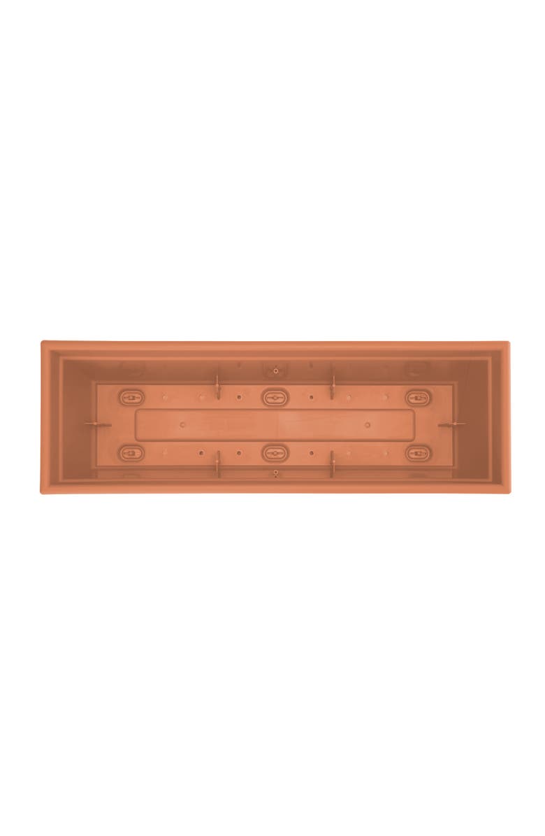 Bloem 24 Inch Dayton Window Box Planter, Coral, Alternate, color, Brown