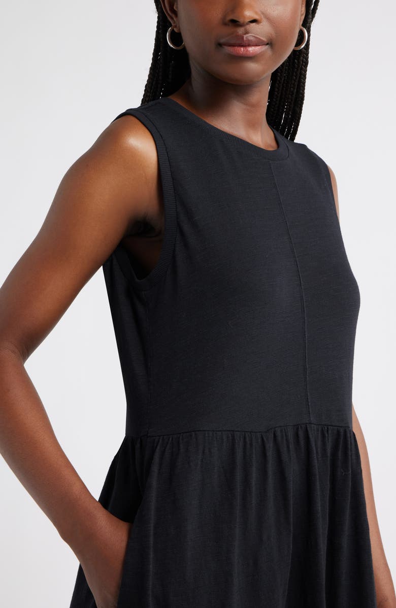 Caslon<sup>®</sup> Sleeveless Tiered Jersey Dress, Alternate, color, 