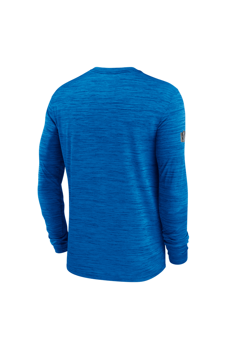 Nike Men's Nike Blue Detroit Lions Sideline Offensive Transition Velocity Dri-FIT Long Sleeve T-Shirt, Alternate, color, Blue