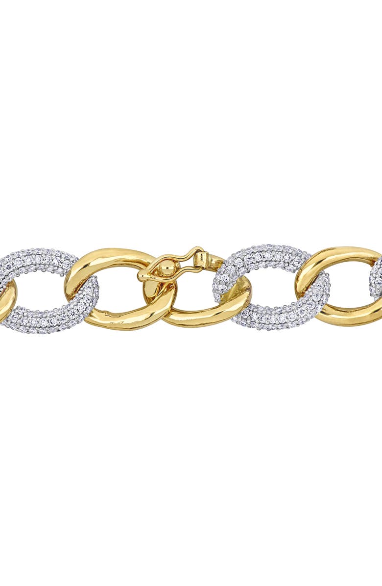 Julianna B. Diamond Link Bracelet 14k Two-Tone, Alternate, color, 