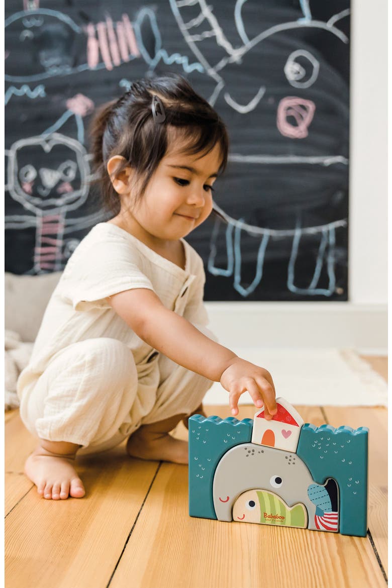 Happy Wilma Whale My First Puzzle, Alternate, color, Grey / Blue