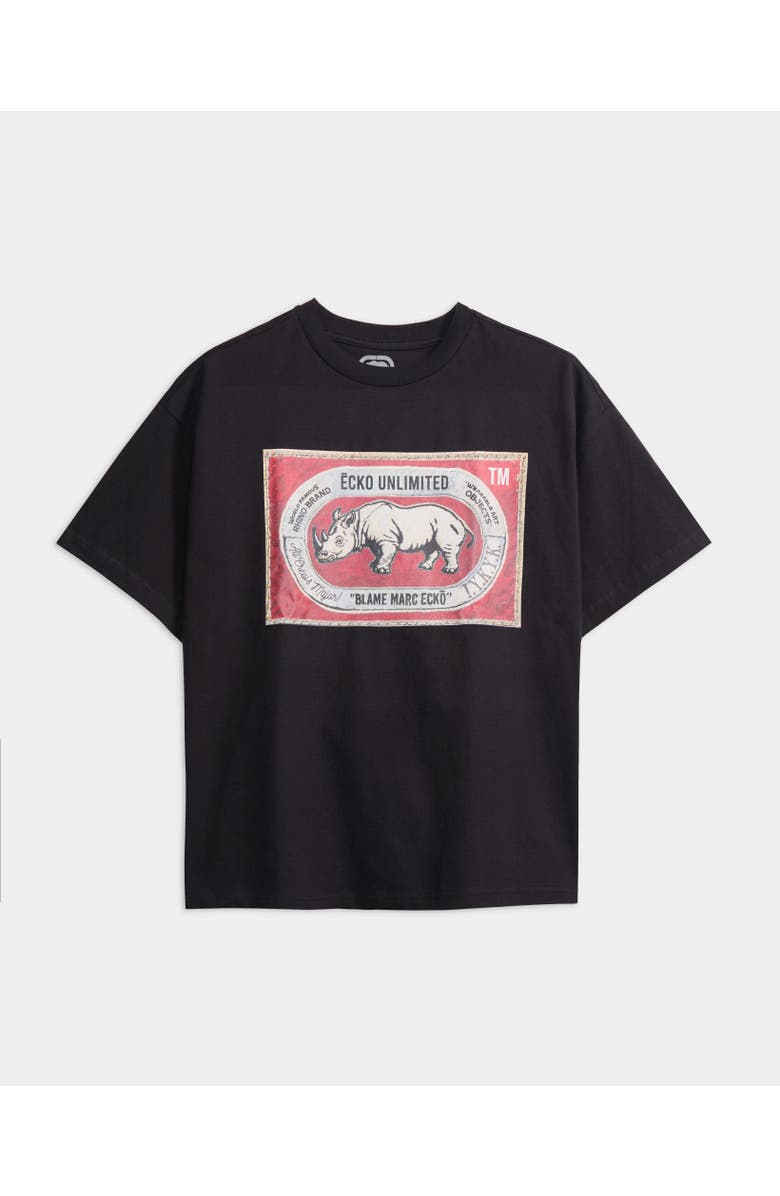 ECKO Big Flag Tee, Main, color, Black