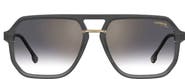 Carrera Eyewear Victory 58mm Gradient Rectangular Sunglasses