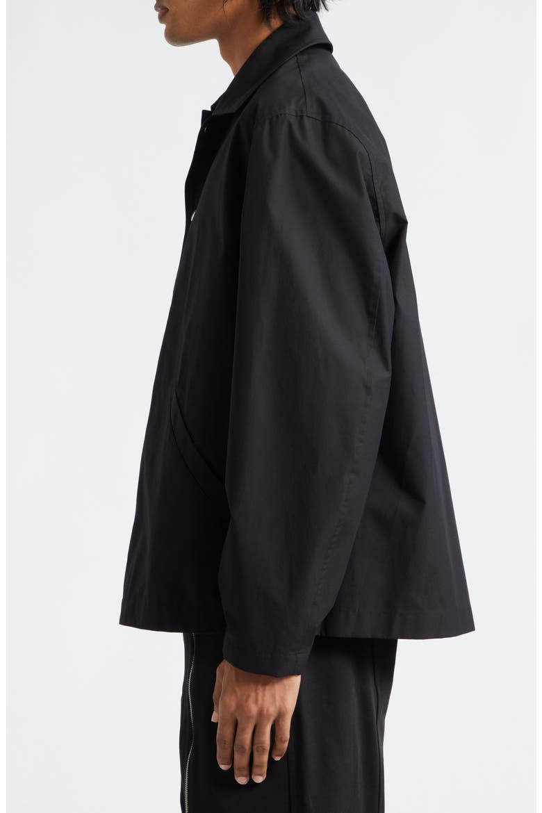 Logo Graphic Cotton Coach's Jacket, Alternate, color, 001 BLACK