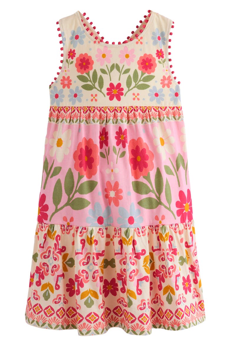 Kids' Jersey Crossback Sundress, Main, color, HOTCHPOTCH FLORAL
