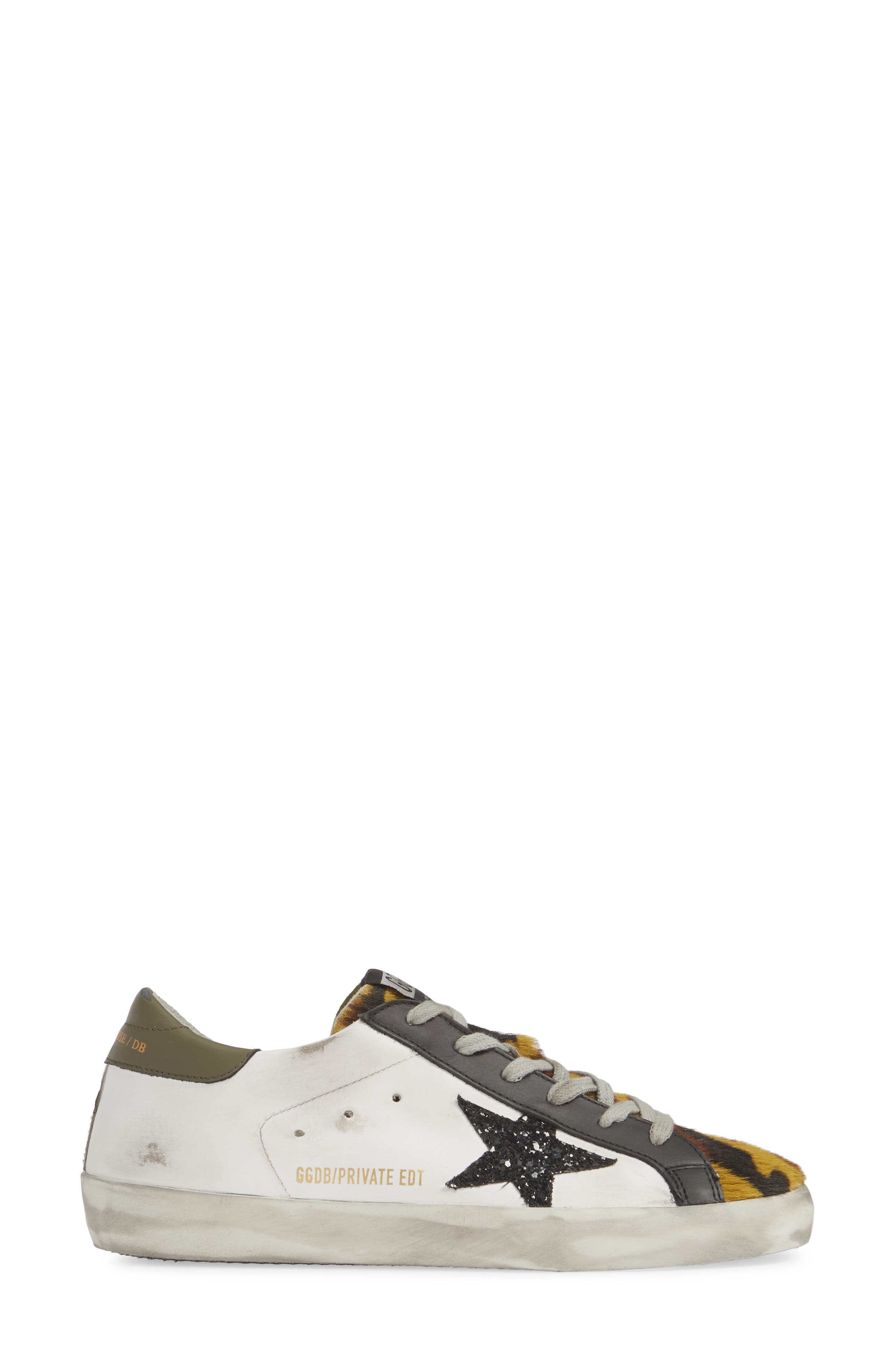 Golden Goose Superstar Genuine Calf Hair Sneaker, Alternate, color, 