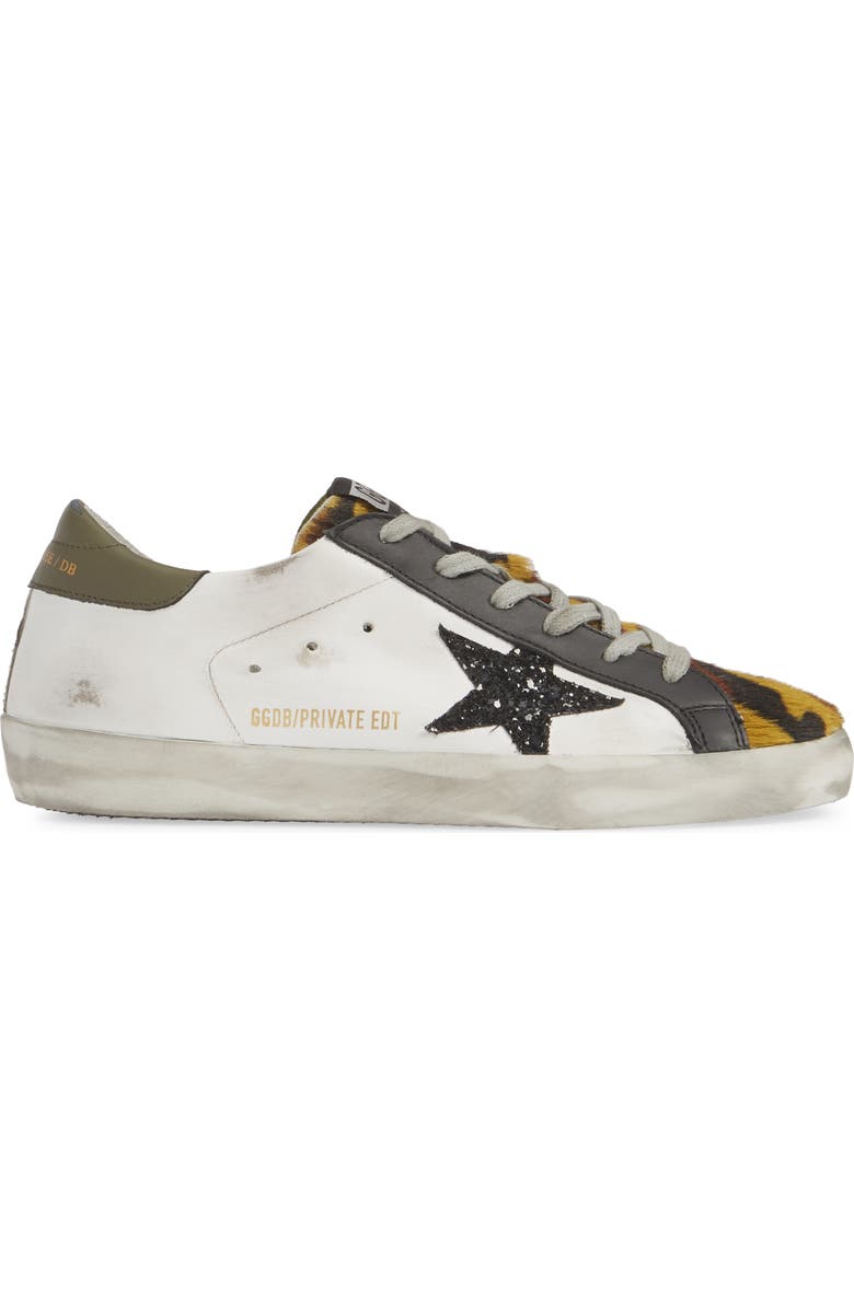 Golden Goose Superstar Genuine Calf Hair Sneaker, Alternate, color,