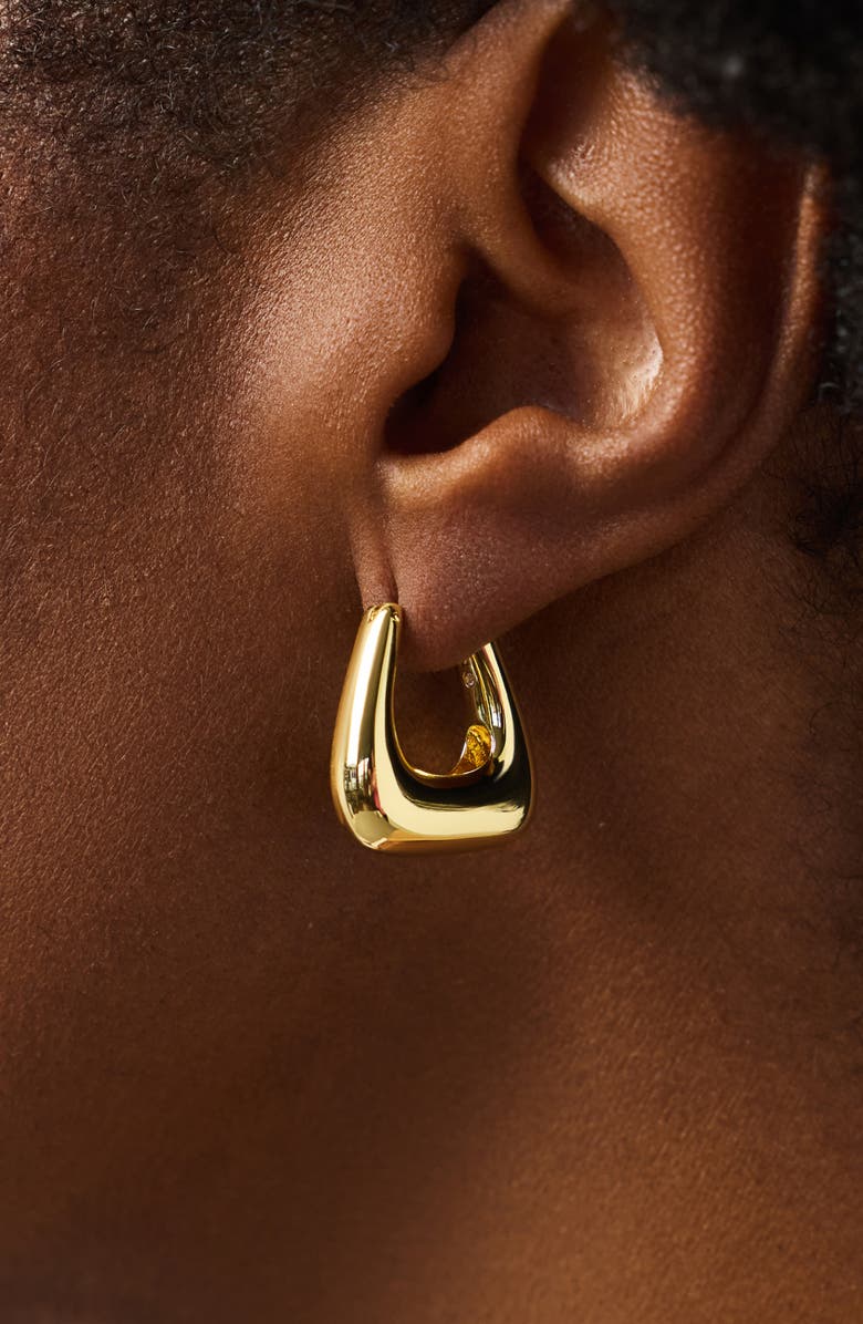 Ana Luisa Chunky Gold Hoop Earrings - Colene, Alternate, color, Gold