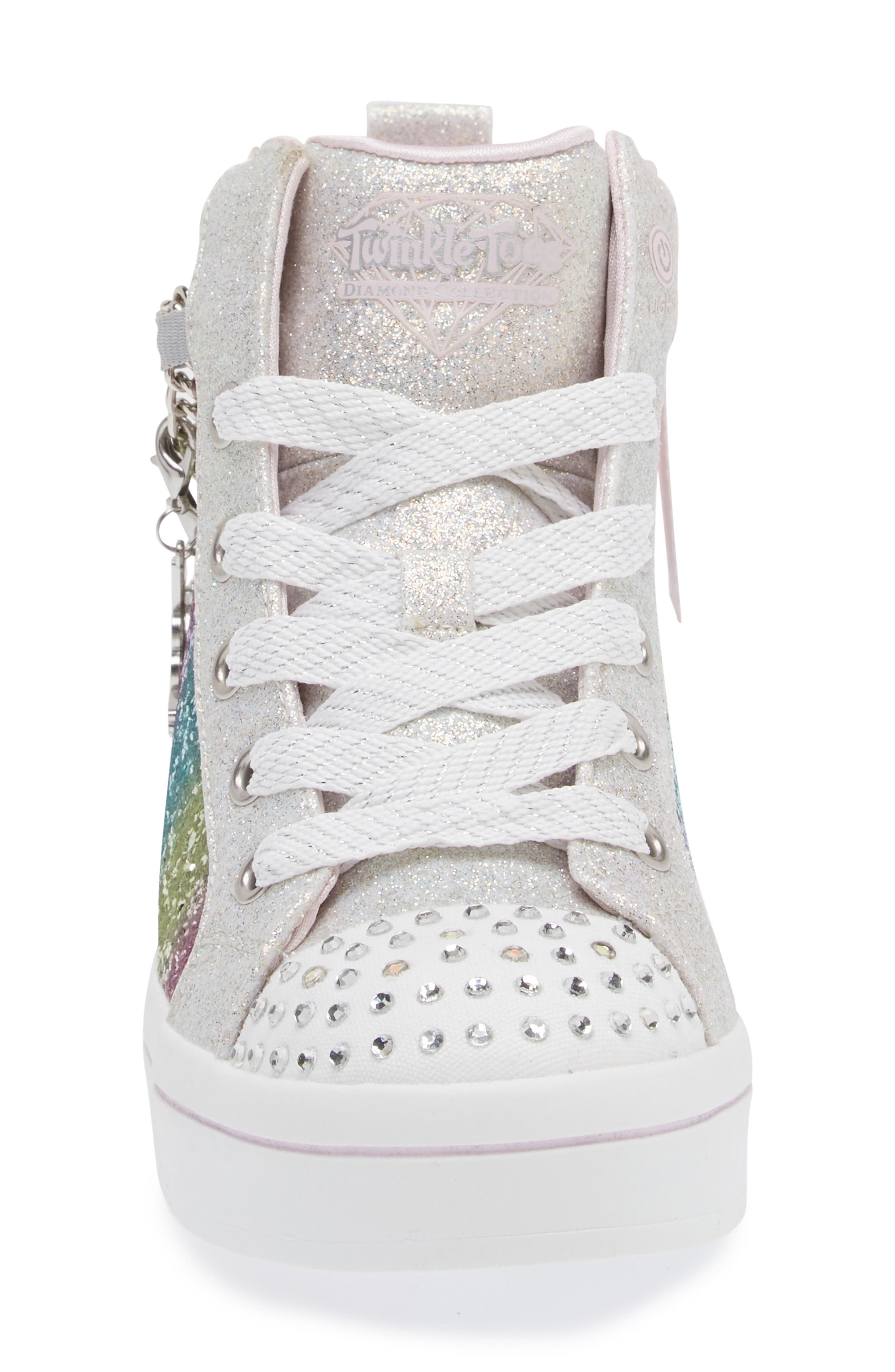 SKECHERS Kids' Twinkle Toes<sup>®</sup> Twi-Lites Light-Up High Top Sneaker, Alternate, color, 