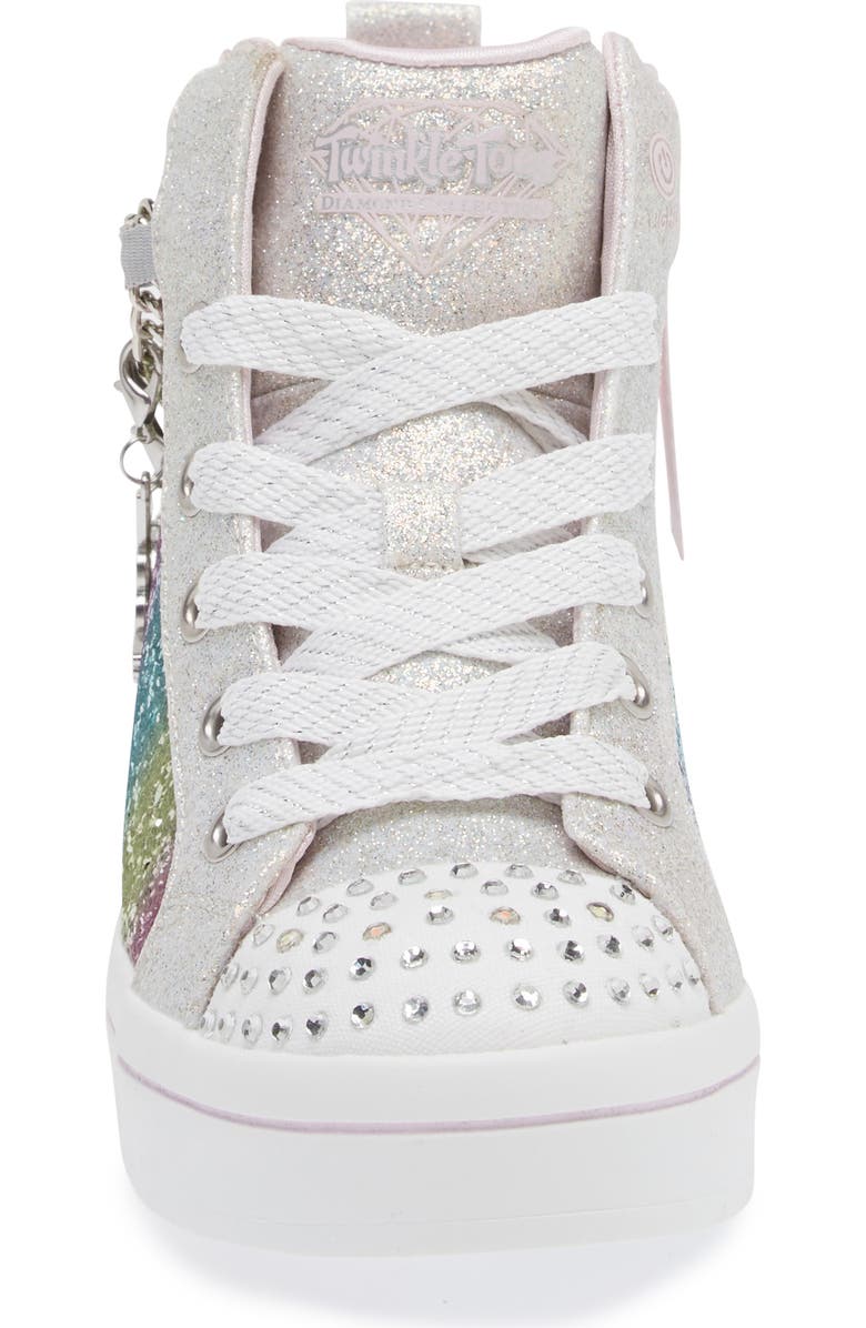 SKECHERS Kids' Twinkle Toes<sup>®</sup> Twi-Lites Light-Up High Top Sneaker, Alternate, color,