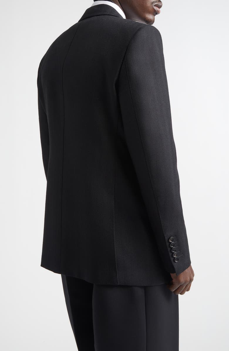 TOM FORD Shelton Wool Herringbone Sport Coat, Alternate, color, Black