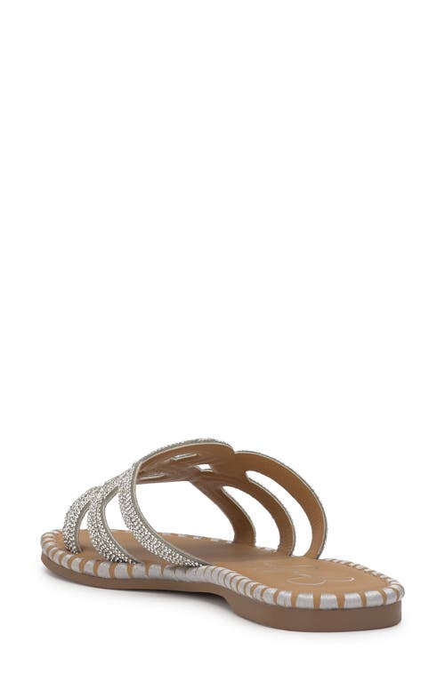 Jessica Simpson Bria 2 Slide Sandal In Silver