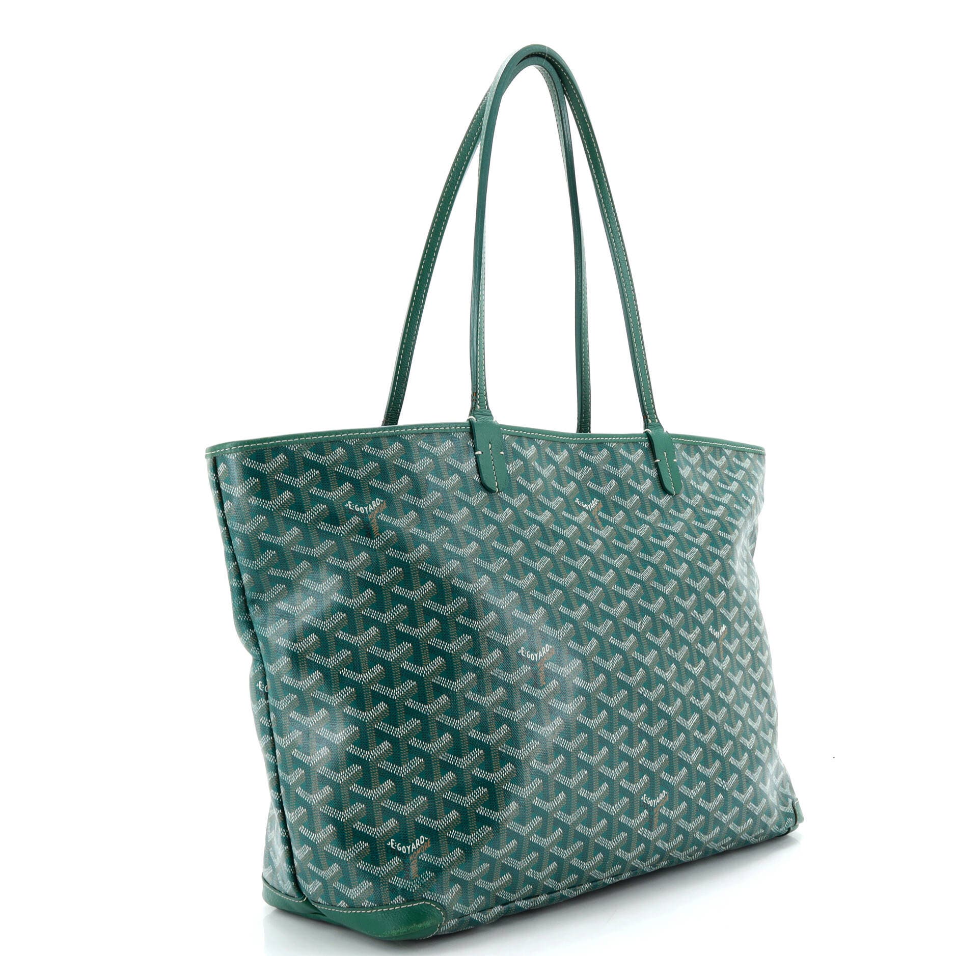 Artois Tote Coated Canvas MM, Alternate, color, Green