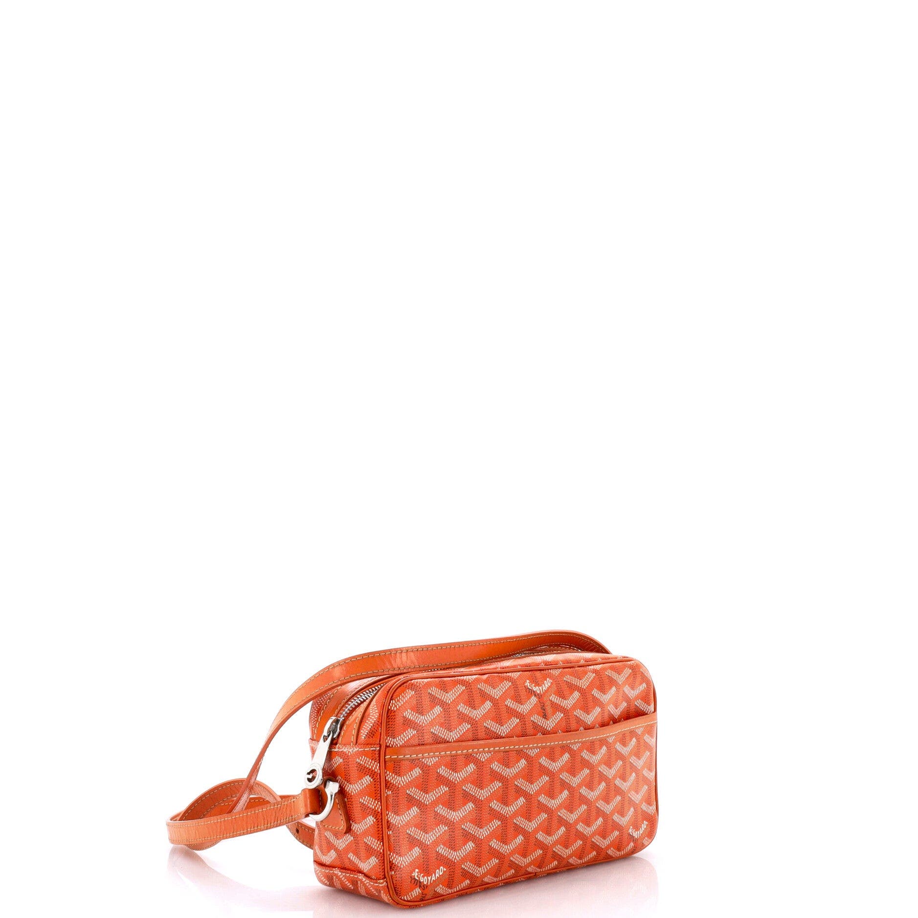 Cap Vert Bag Coated Canvas, Alternate, color, Orange