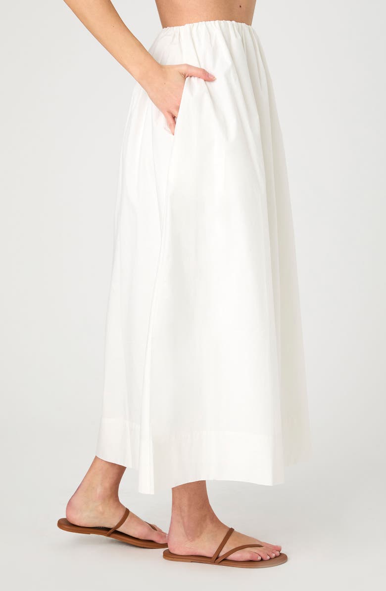 French Connection Nomi Cotton Maxi Skirt, Alternate, color, Summer White