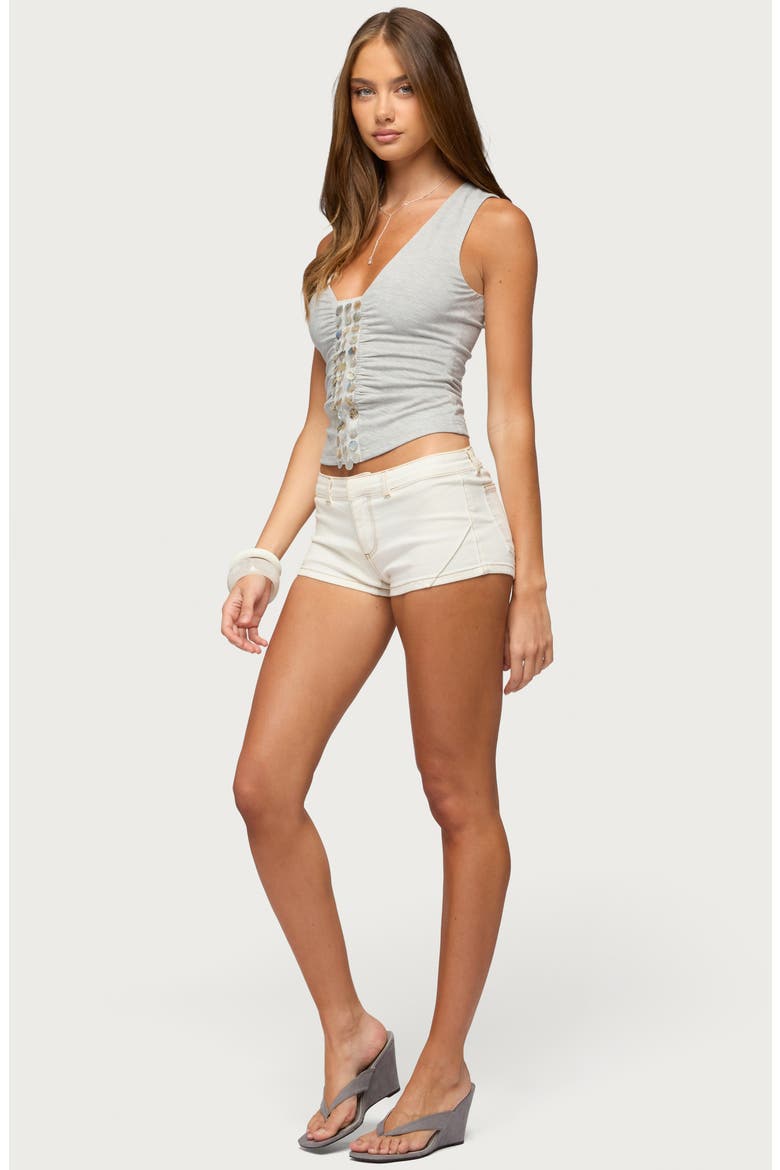 Milou Iridescent Charm Tank Top, Alternate, color, GRAY-MELANGE