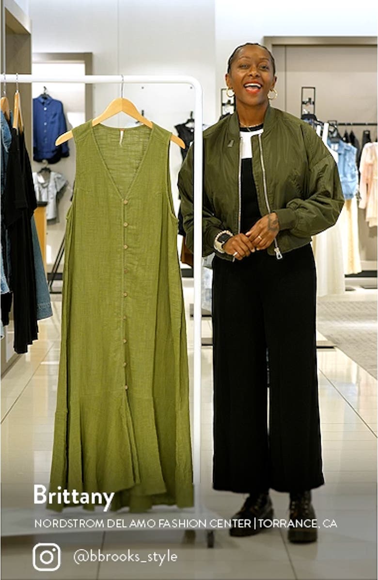Valerie Sleeveless Cotton Maxi Dress, sales video thumbnail