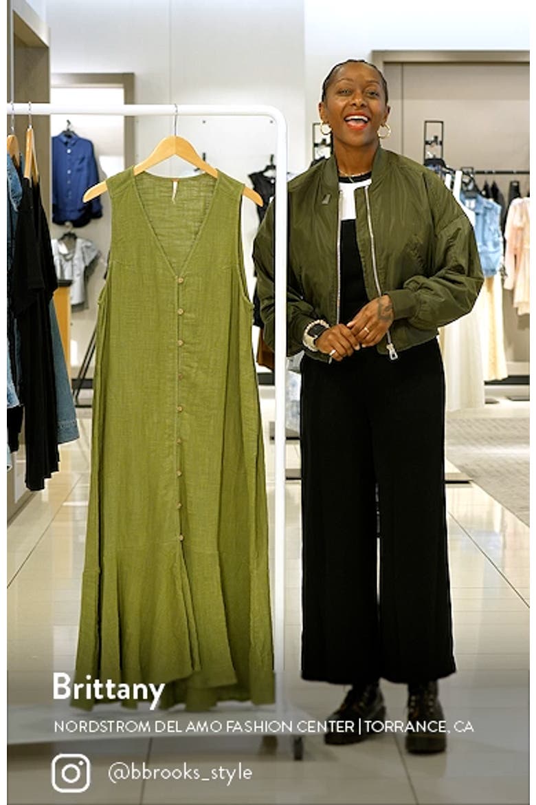 Valerie Sleeveless Cotton Maxi Dress video