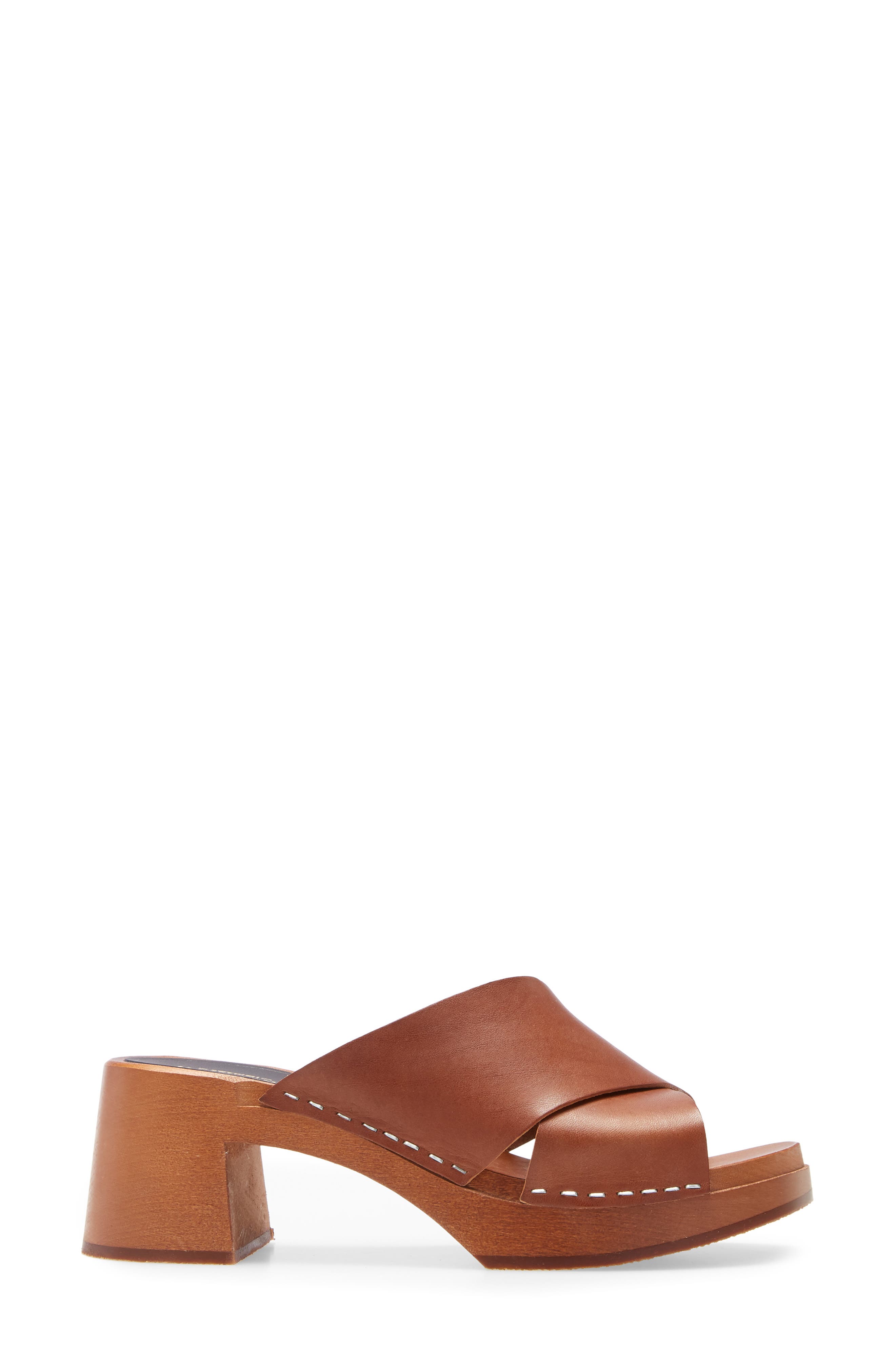 Swedish Hasbeens Anette Platform Slide Sandal, Alternate, color, 