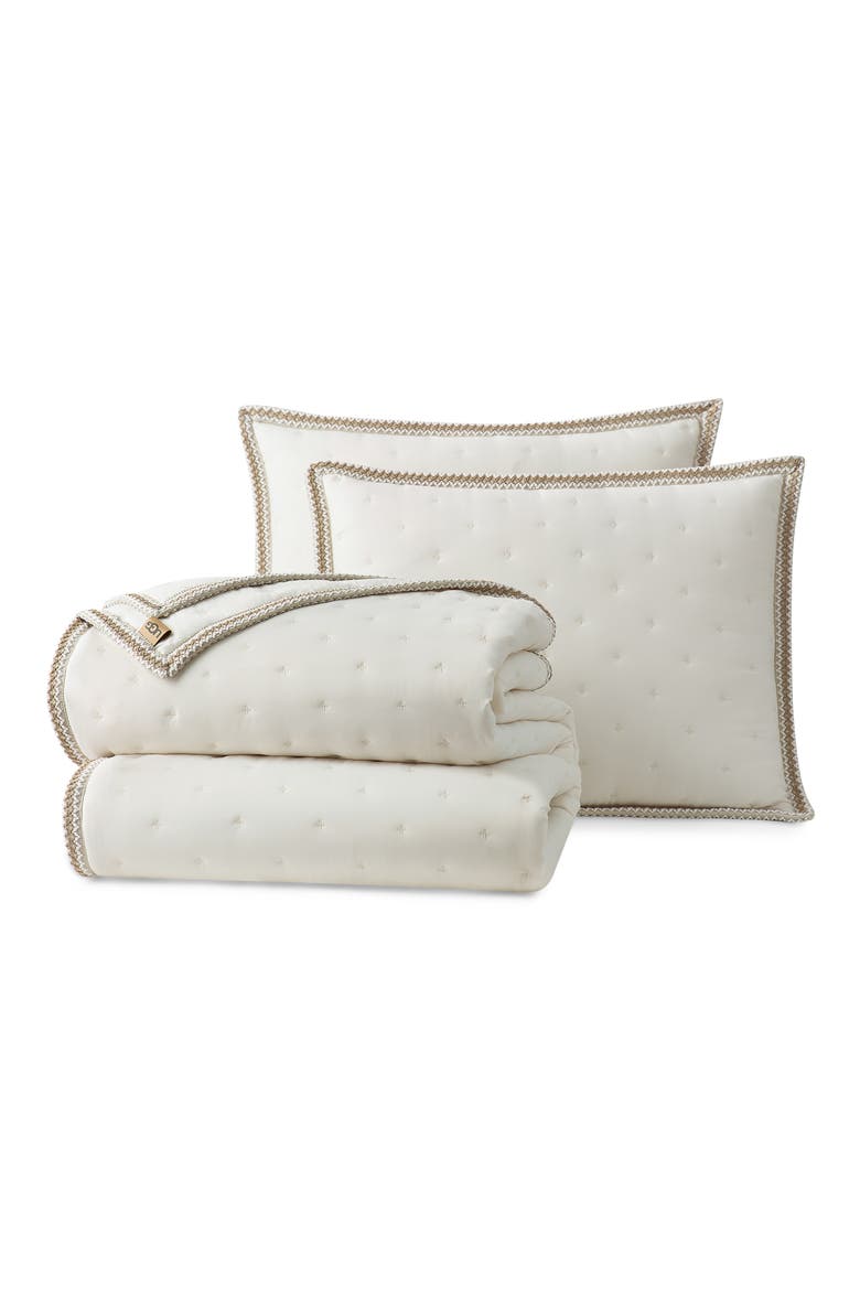 Devon UGGBraid Quilt & Shams Set, Main, color, SNOW
