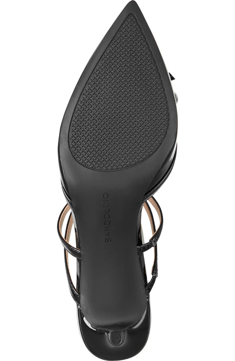 Bandolino Meggin Patent Kitten Heel Mule, Alternate, color, Black