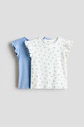 H&M 2-pack Ribbed Cotton Tops