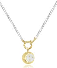 LA MENO Stella Luna Pendant Necklace