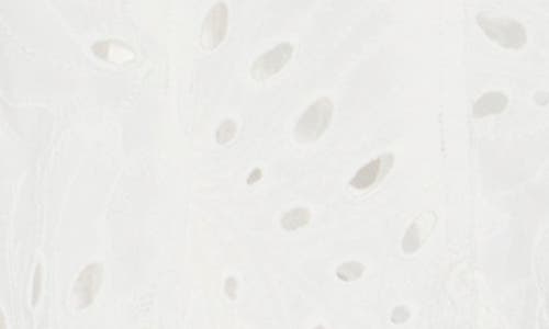 Derek Lam 10 Crosby Cilou Eyelet Utility Shirt In White/white