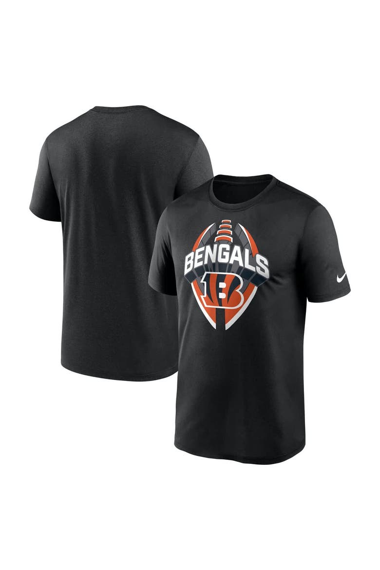 Men's Nike Black Cincinnati Bengals Big & Tall Primetime Legend Icon Performance T-Shirt, Alternate, color, Black