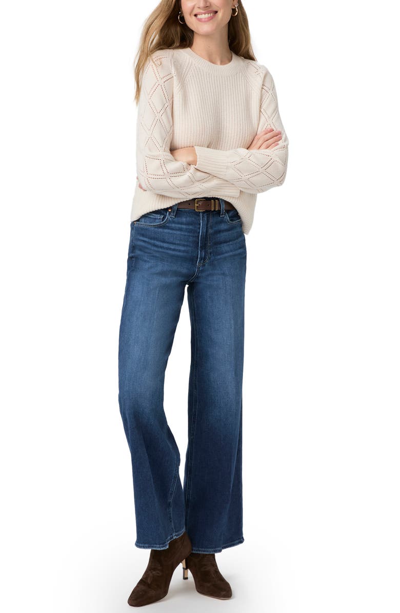 PAIGE Monserrat Mixed Stitch Cashmere Sweater, Alternate, color,