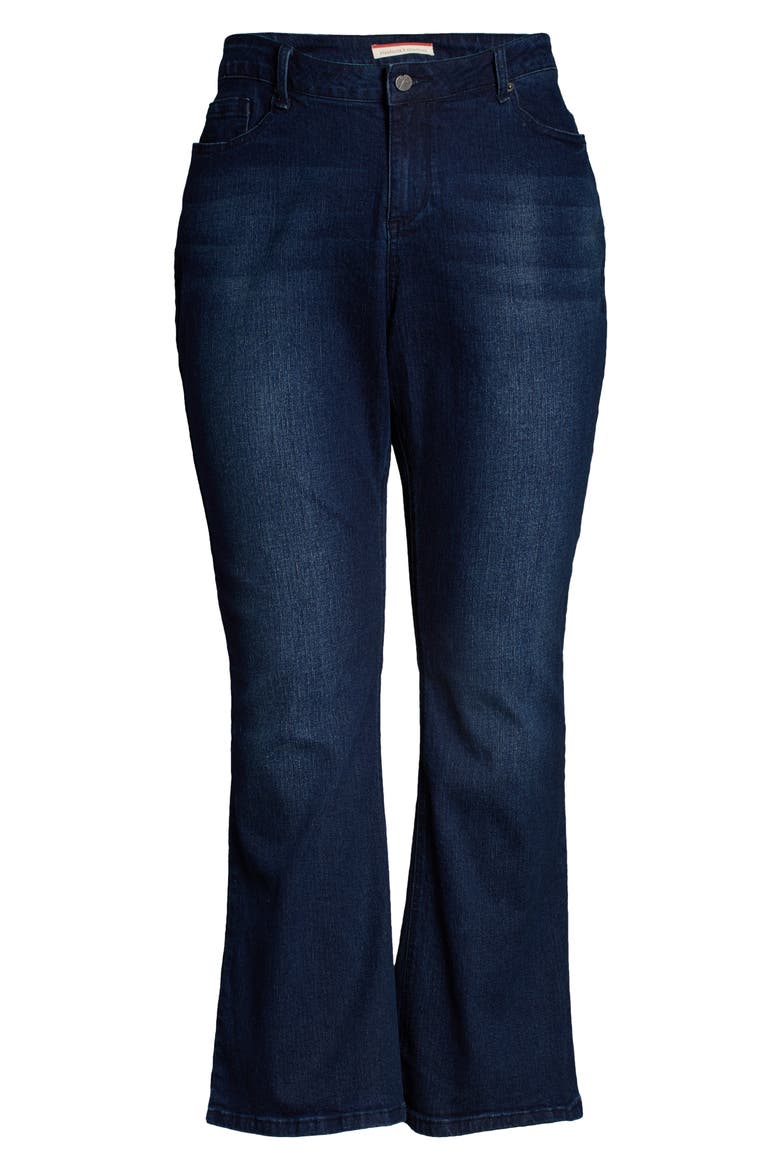 Dark Wash Flare Jeans, Alternate, color, DARK WASH
