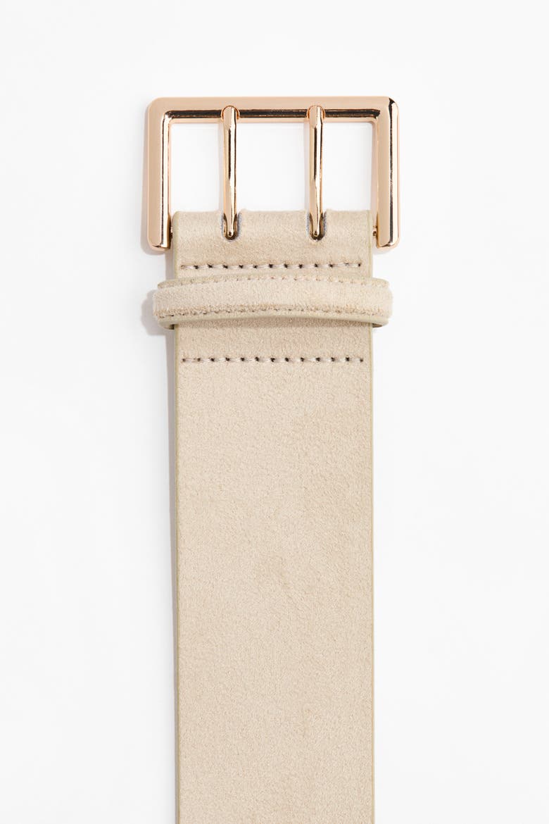 Wide Belt, Alternate, color, Light beige
