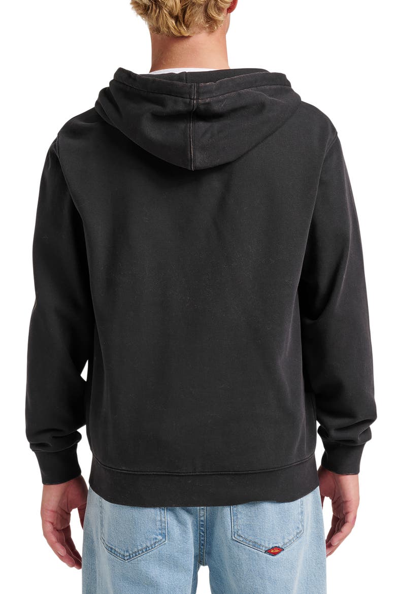 Saltwater Zip Hoodie, Alternate, color, BLACK