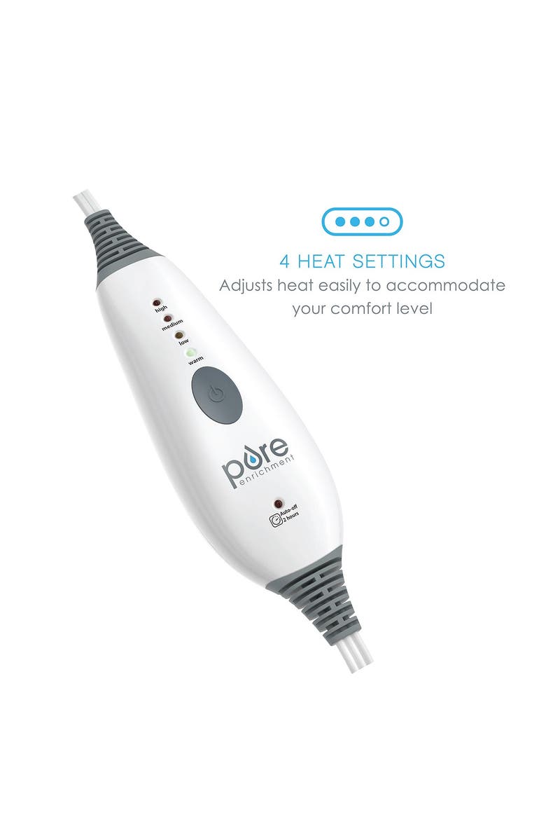 PURE ENRICHMENT PureRelief Deluxe Heating Pad - Gray, Alternate, color, Gray