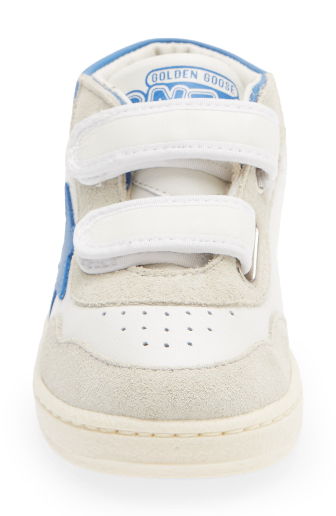 Kids' June Basket Mid Sneaker, Alternate, color, WHITE/ LIGHT GREY/ BLUETTE