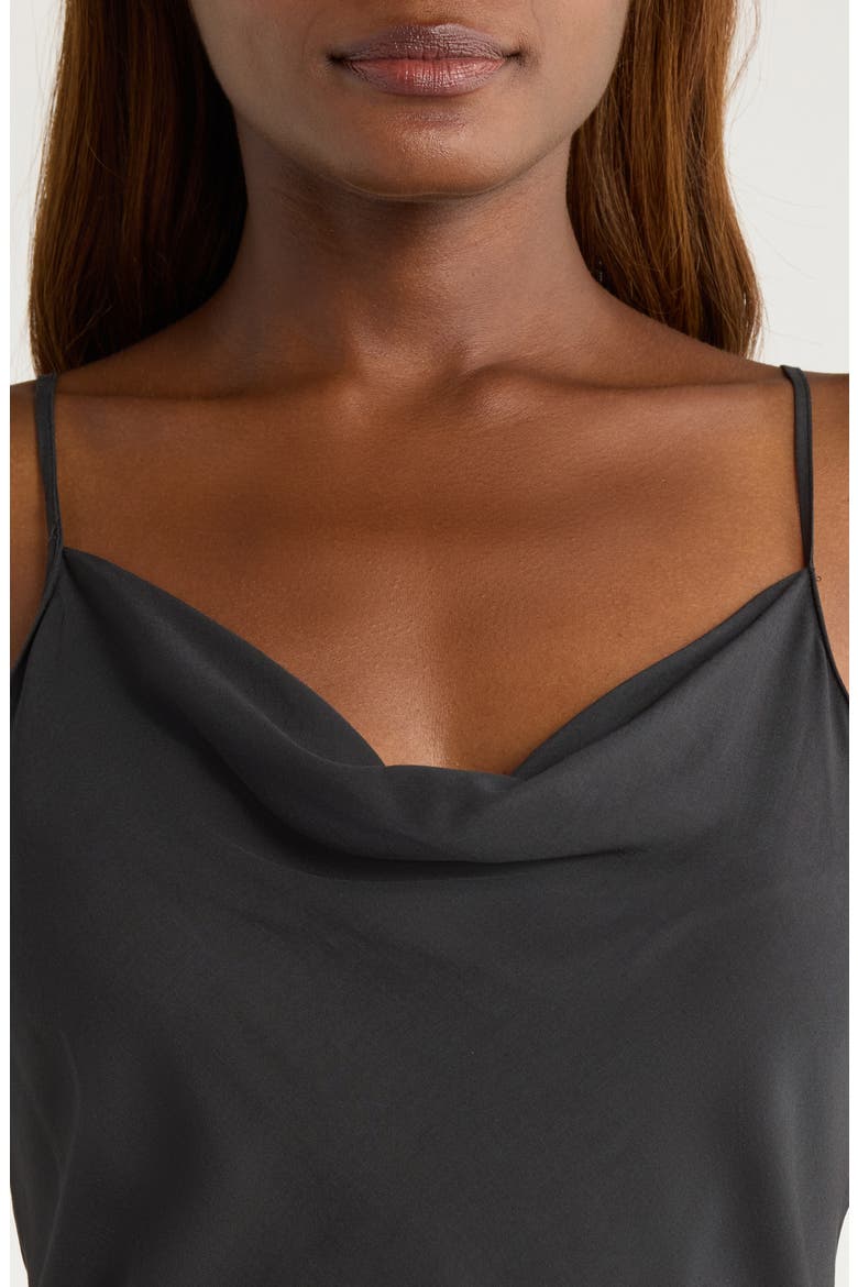 Sleek Chemise, Alternate, color, BLACK