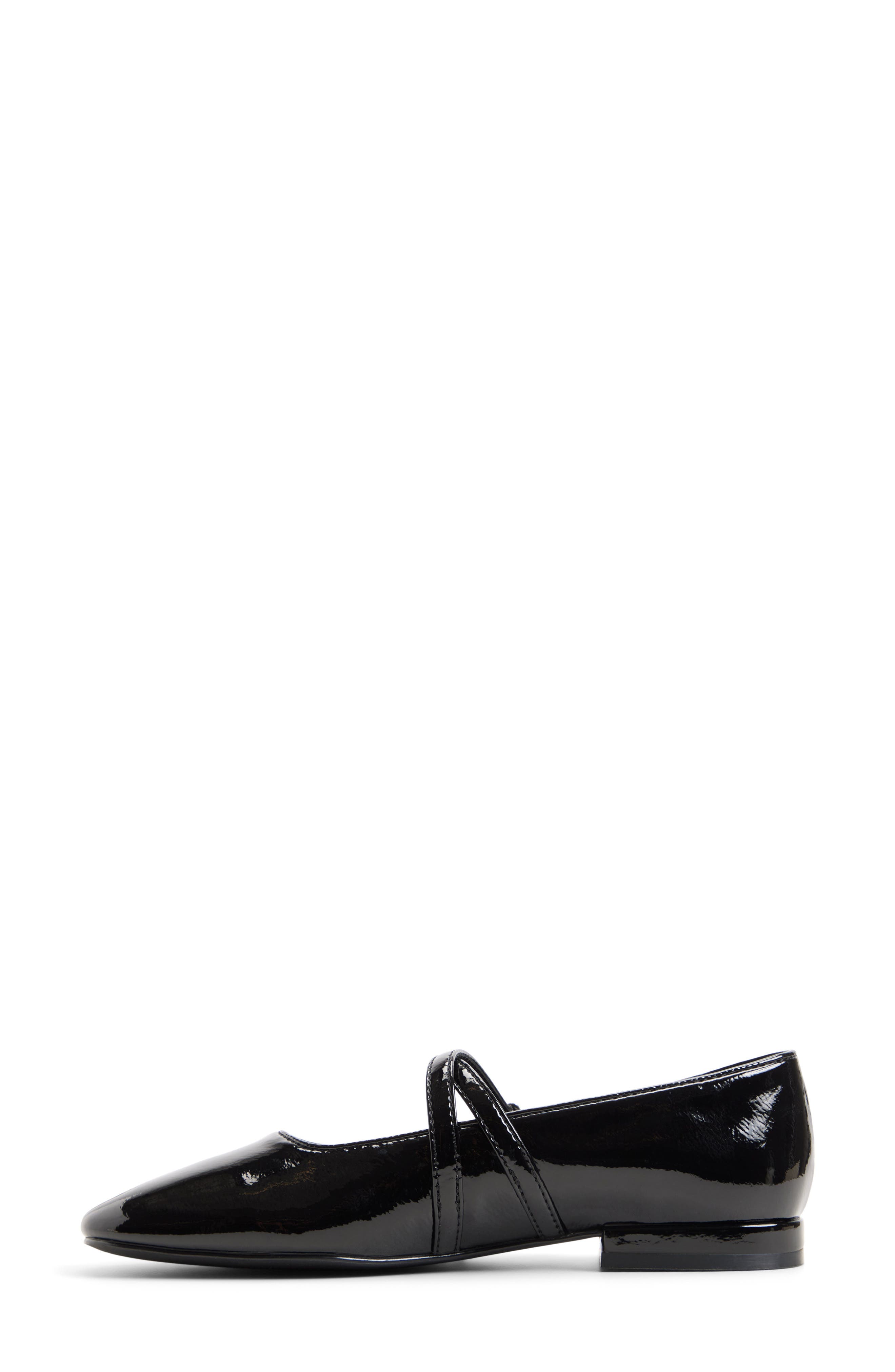Elinora Mary Jane Flat, Alternate, color, BLACK
